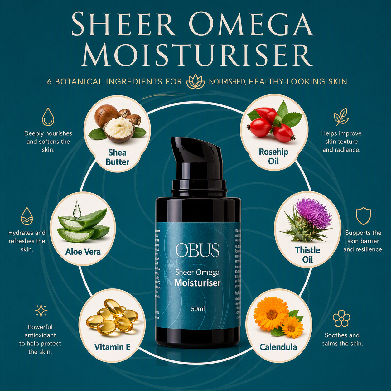 Sheer Omega Moisturiser